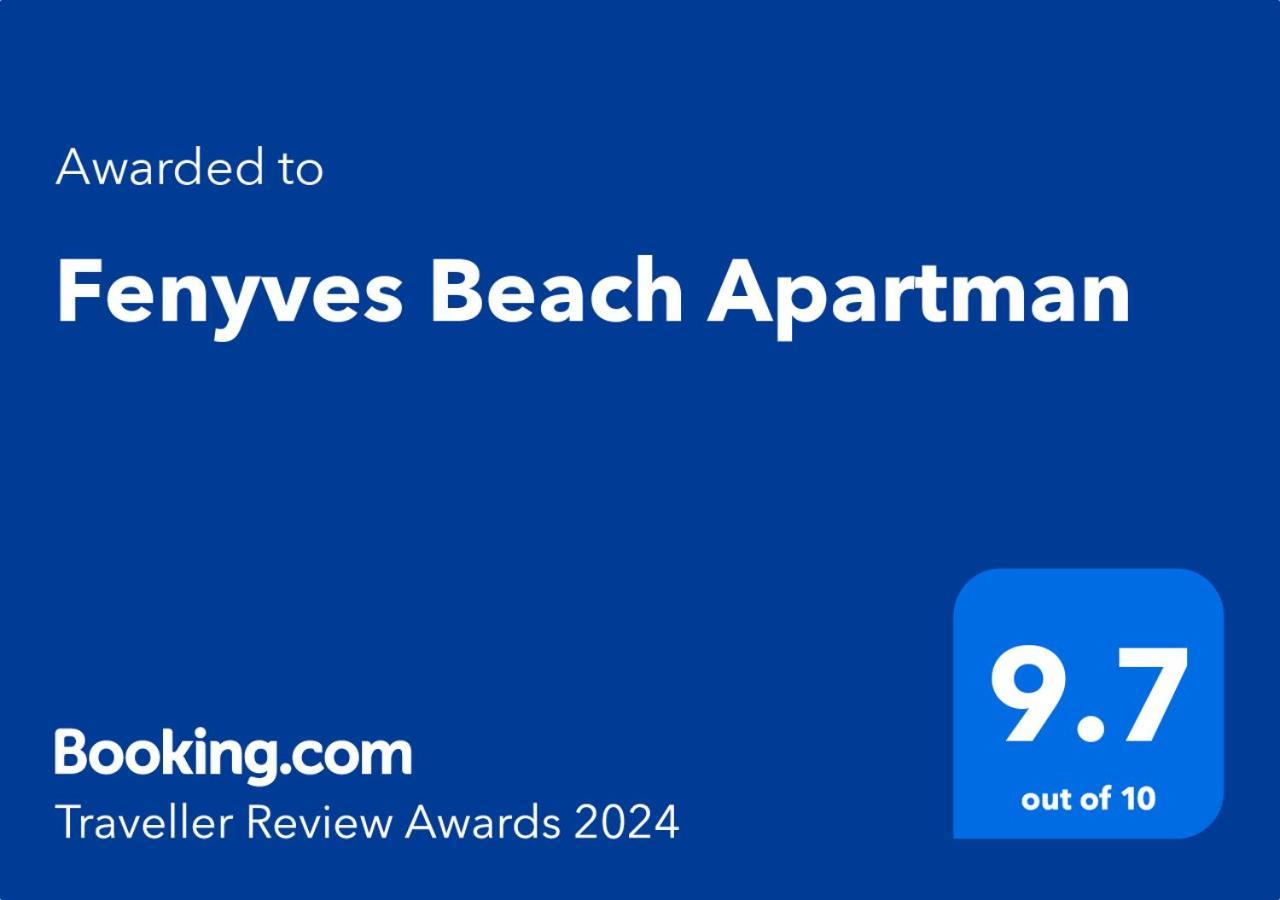 Fenyves Beach Apartman Balatonfenyves Exterior foto